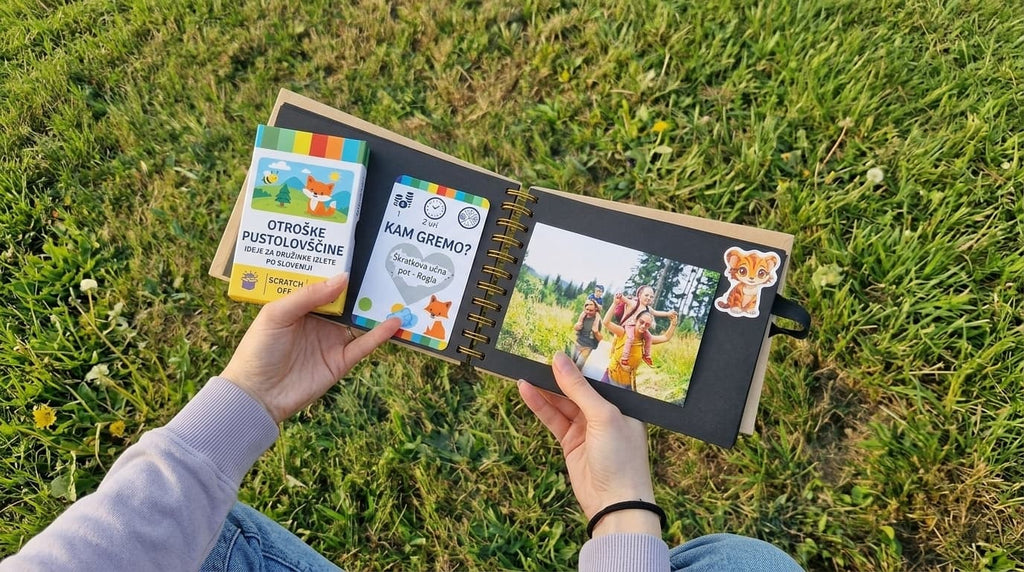 Darilni komplet za družine: Otroške pustolovščine + Album spominov